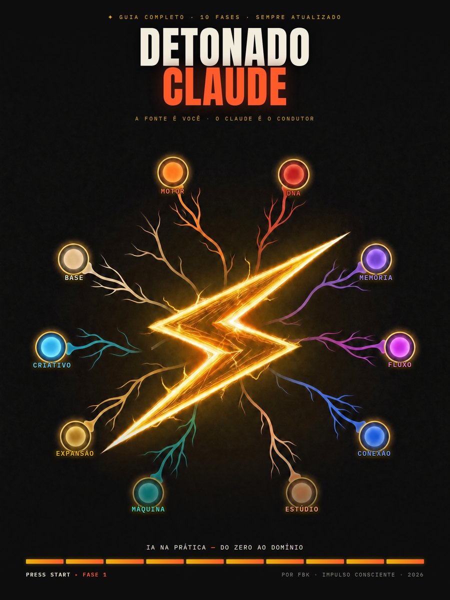 Capa do Detonado Claude — IA na Prática, o guia fase por fase